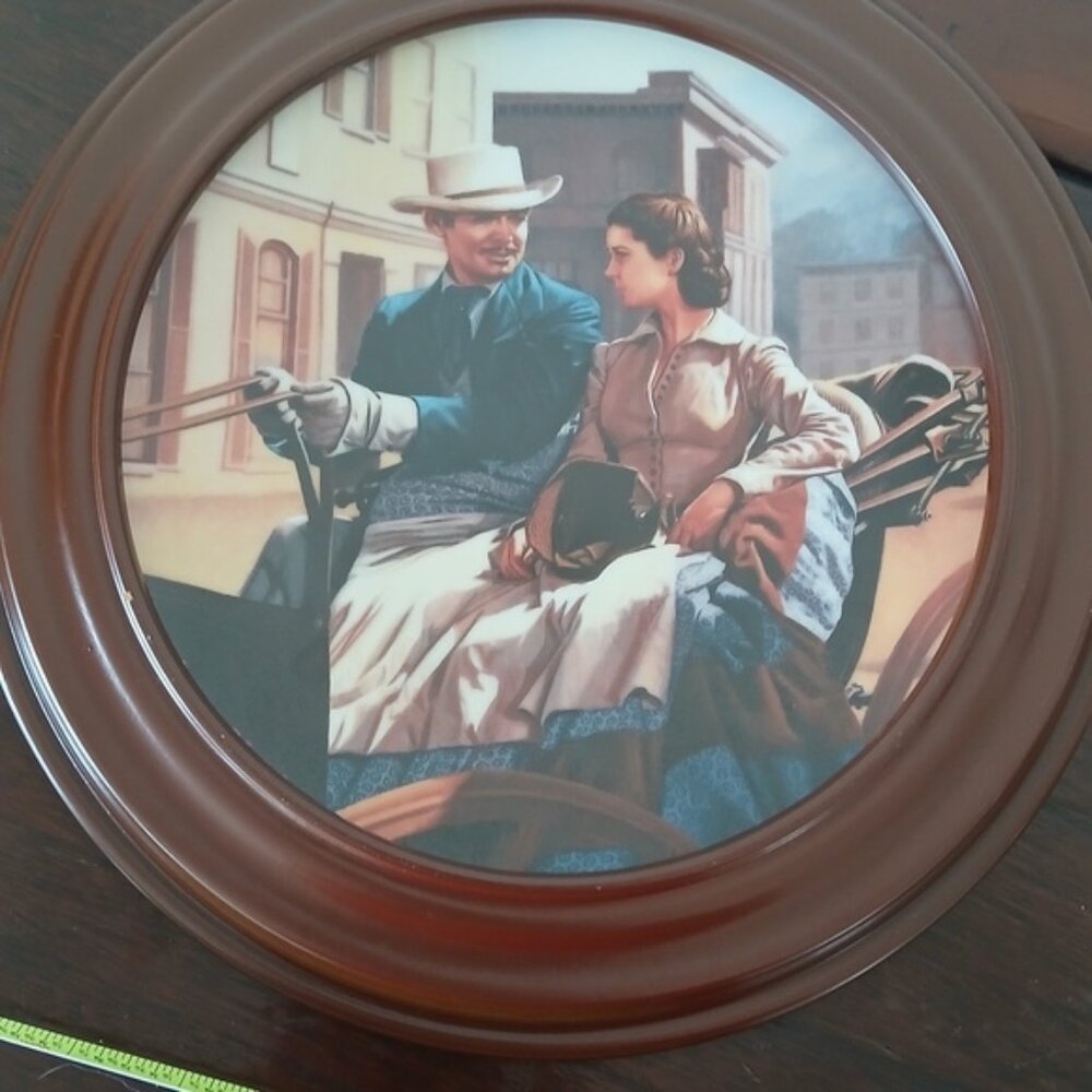 Gone with the Wind collector plate "The Buggy Ride"
